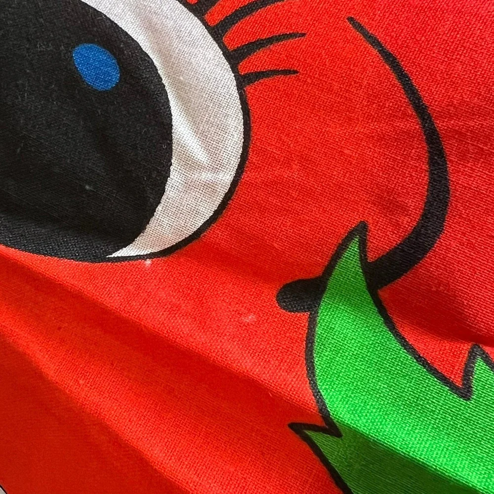 Vintage‎ Tomato Character Fabric Panel Cut Sew Pillow Craft 90s